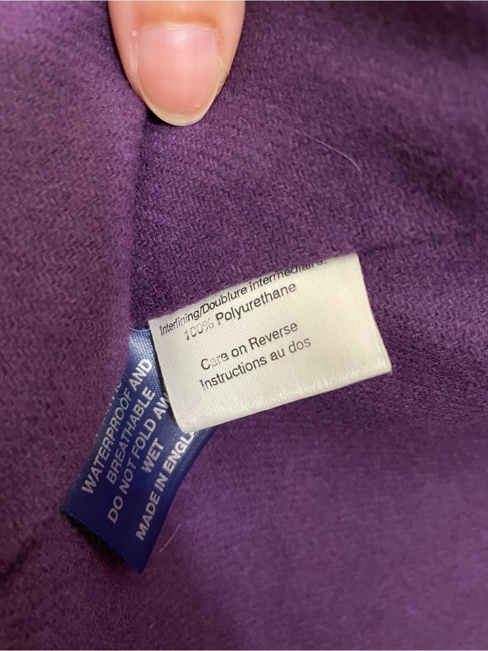 Chrysalis Chiltern Wool Field Coat Olive W/ Purple Lining Men’s Med - Picture 8 of 16